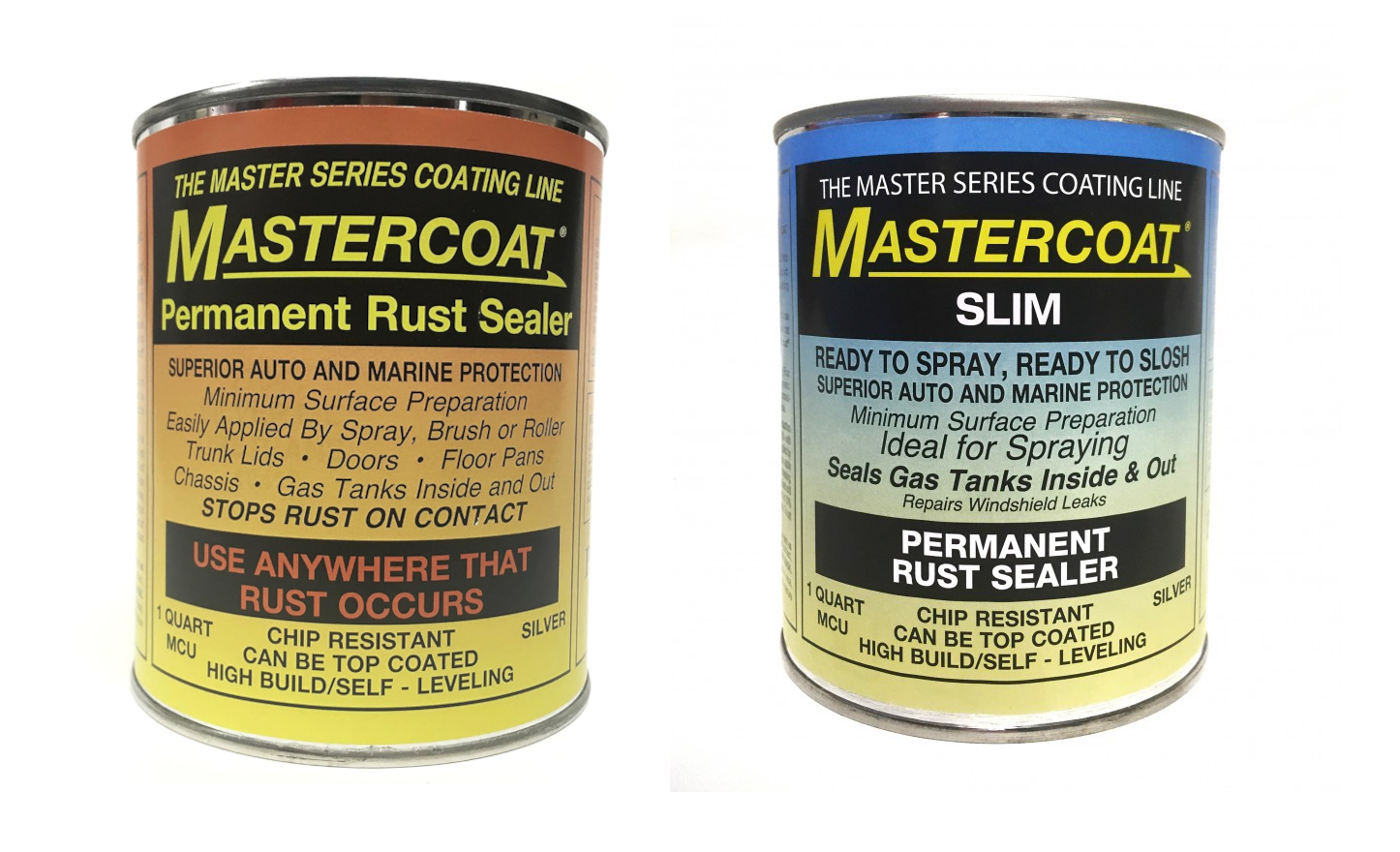 Silfer Rust Mastercoat® Ultimate Permanent Rust Sealer SILVER Primer QUART ...