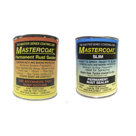 Mastercoat® Ultimate Permanent Rust Sealer SILVER Primer, Original & Sprayable Slim QUART
