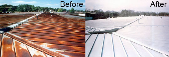 Mastercoat Rust Sealer Roof Application